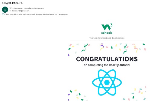 Learning React with W3Schools